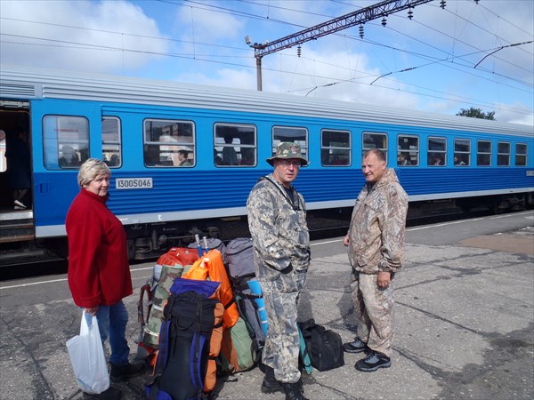 На перроне ж.д. станции Брянск-I